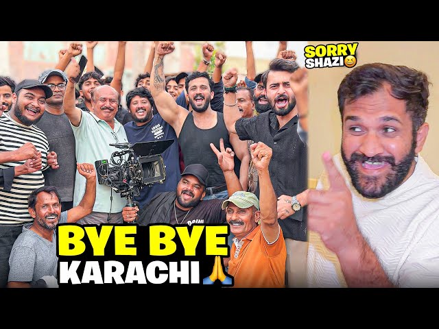 Finally its a Packup of Karachi’s Shoot🙏🏻Dogar ny shazi ko nanga kr dia😆