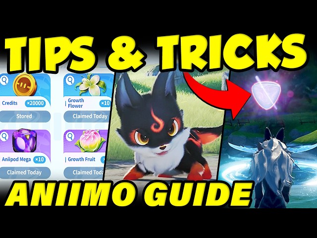 BEGINNER ANIIMO TIPS AND TRICKS!
