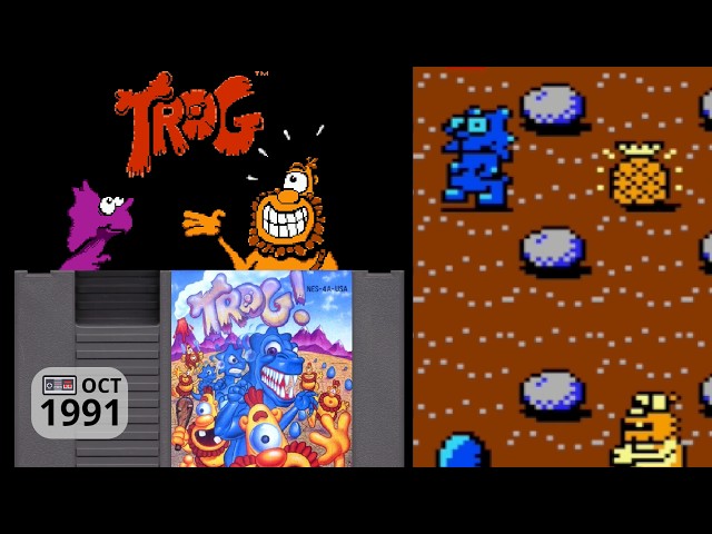 Trog! (NES) - Acclaim, Oct 1991 | NESguide 4K