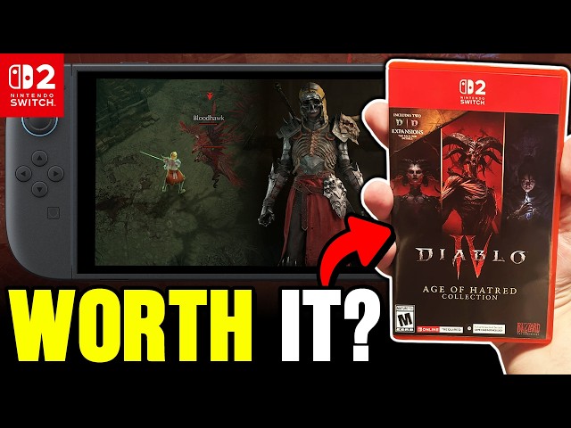 I Tested Diablo 4 on Switch 2 - Is It Worth It? (Docked & Handheld)