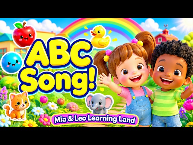 ABC Song for Kids | Learn Letters A to E with Mia & Leo