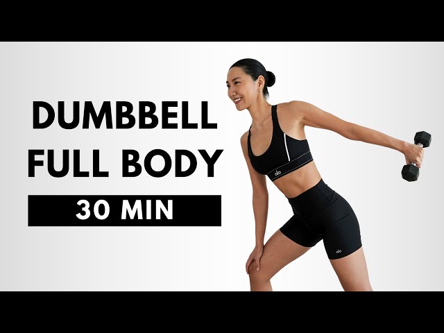 30 MIN Full Body Dumbbell Workout 🔥 Fat Burning & Sculpting (No Jumping)