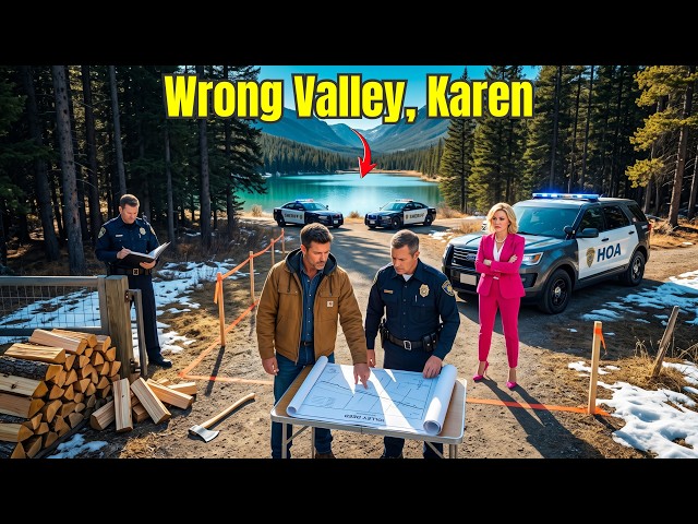 HOA Karen Called Cops on My Remote Lake Cabin—Then the Sheriff Learned I Owned the Valley