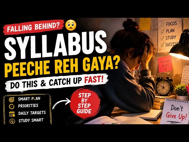 Falling Behind in Studies? Do THIS to Catch Up FAST!#studytips#students#study#motivation#exam#video