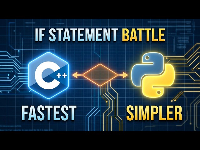 IF Statement | Decision Making Explained | C++ vs Python