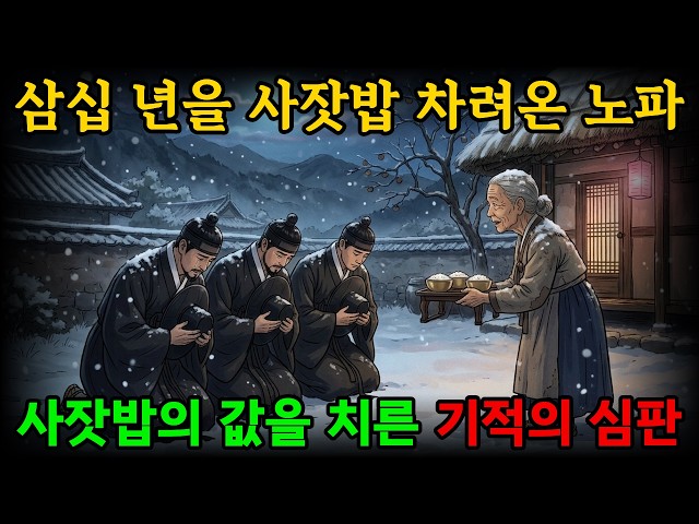 The Old Woman Who Served Meals to the Grim Reapers for Thirty Years  #KindGrandmother #GrimReaper