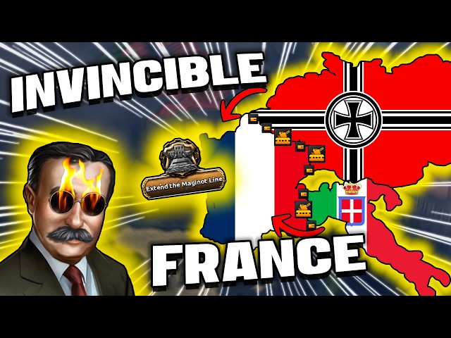 I Turned FRANCE In To An UNBREAKABLE FORTRESS In Hoi4!