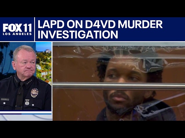 LAPD chief speaks on D4vd case after singer charged