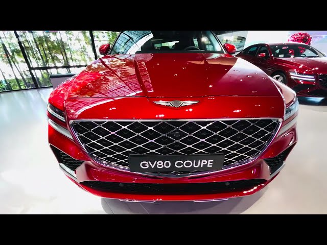 2027 GENESIS GV80 Coupe | Cavendish RED | Quick Walk-around. 