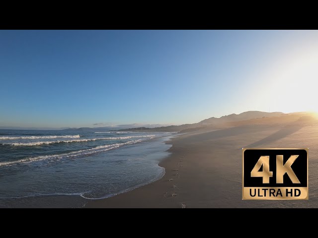 4K Immersive Virtual Walk. Wild Beach Walking Alone. No Talking Only Natural Sounds. Furnas, Galicia