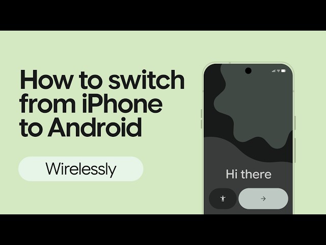 How to Transfer Data from iPhone to Android Wirelessly