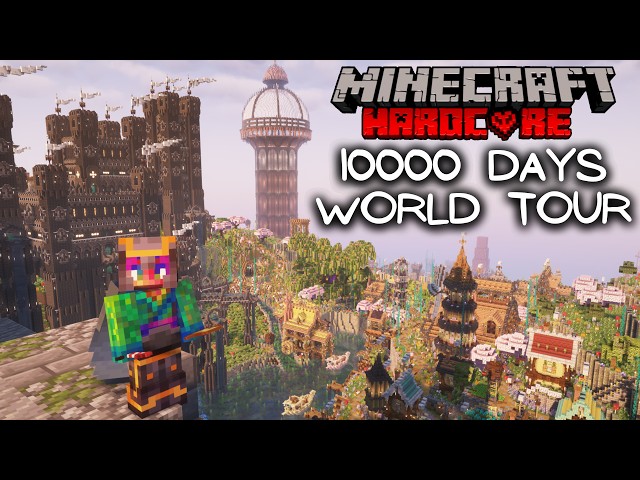 10,000 Days Hardcore Minecraft World Tour