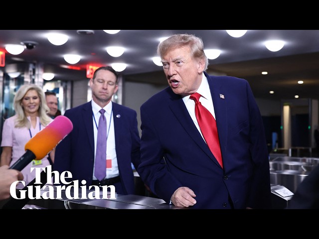 'You shouldn't be here,' Donald Trump tells CNN at UN general assembly