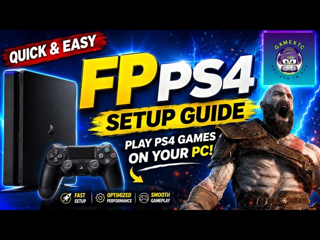 How To Play PS4 Games on PC with FPPS4 Emulator | PlayStation 4 on PC