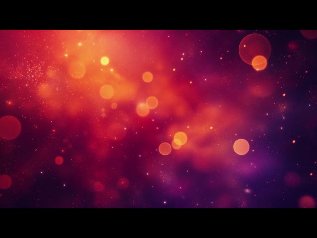 Orange Purple Bokeh Nebula Seamless Loop 4K No Copyright