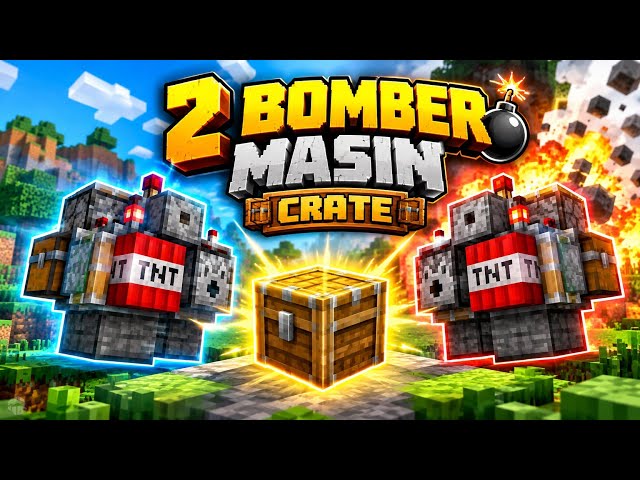 2 bomber masin create minecraft. #minecraft #minecraftvideo #gamimg 