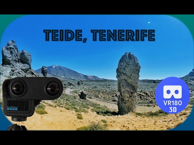 [8K][3D VR180] Teide National Park, a walk through Tenerife’s volcanic landscape