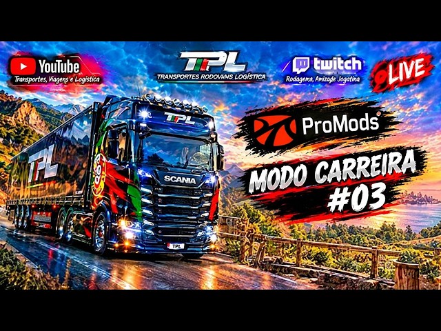 Mapa Promods Mode Carreira #03 ETS2 1.61 Com Amigos