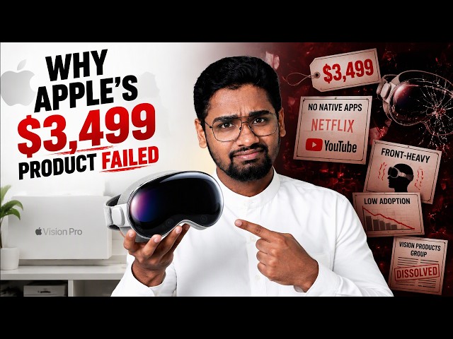 Apple Vision Pro - Why Apple's $3,499 Product Failed