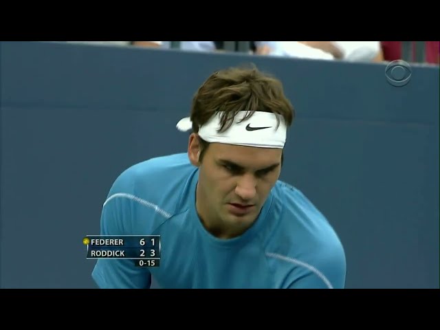US Open 2006 Final - R.Federer vs A.Roddick Highlights