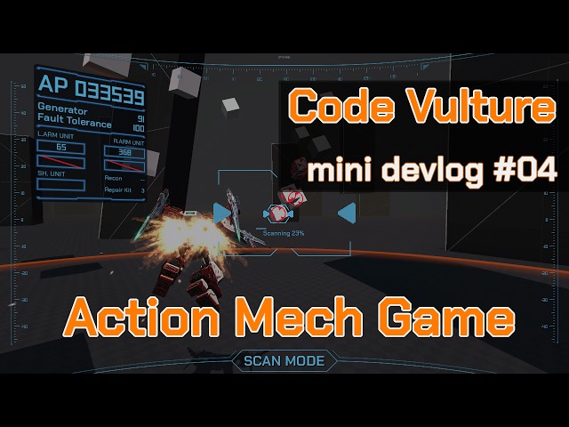 I Just Wanted a HUD — It Became a Combat System! | Code: Vulture: Armored Core-Inspired Godot 4 game