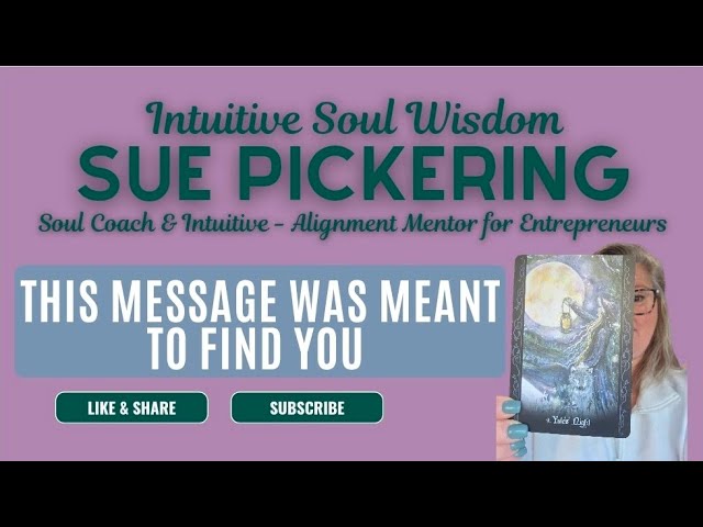 THIS MESSAGE WAS MEANT TO FIND YOU 