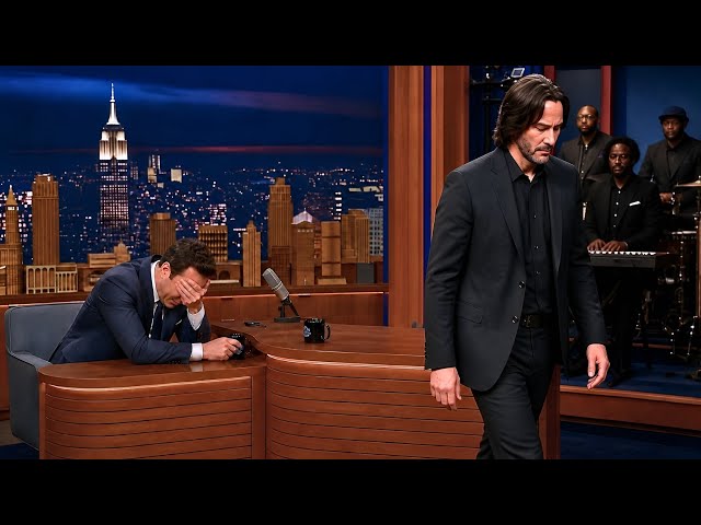 Jimmy Fallon COLLAPSED When Keanu Reeves Walked Off Stage After Hearing a BAD Comment!