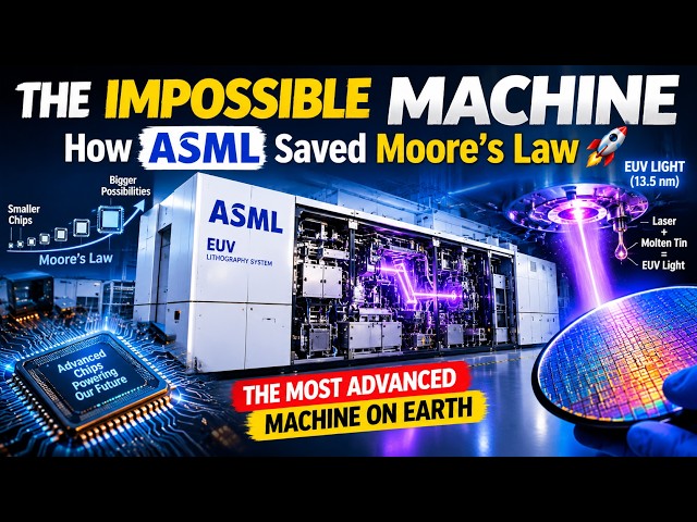 The Impossible Machine: How ASML Saved Moore’s Law 🚀 | The Most Advanced Machine on Earth