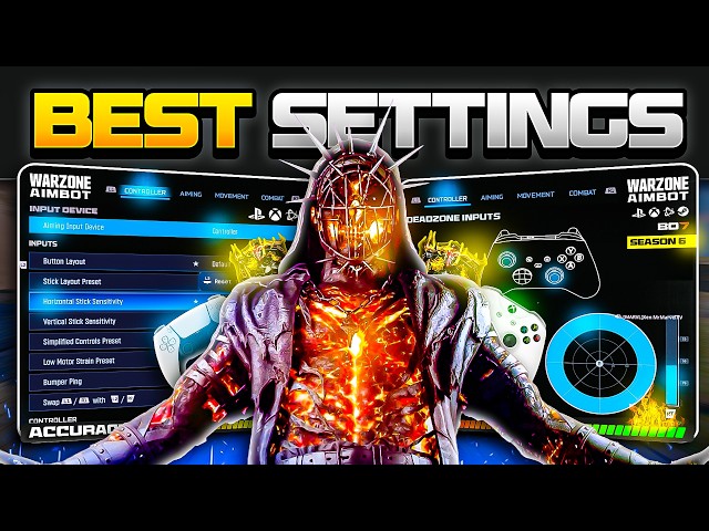 the BEST *BROKEN* Settings in Warzone after the NEW UPDATE! (Warzone BEST Settings)