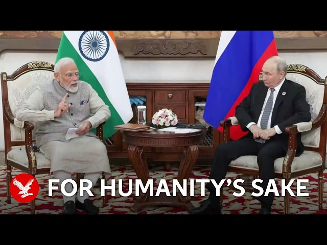 Modi demands visibly tense Putin to end Ukraine war