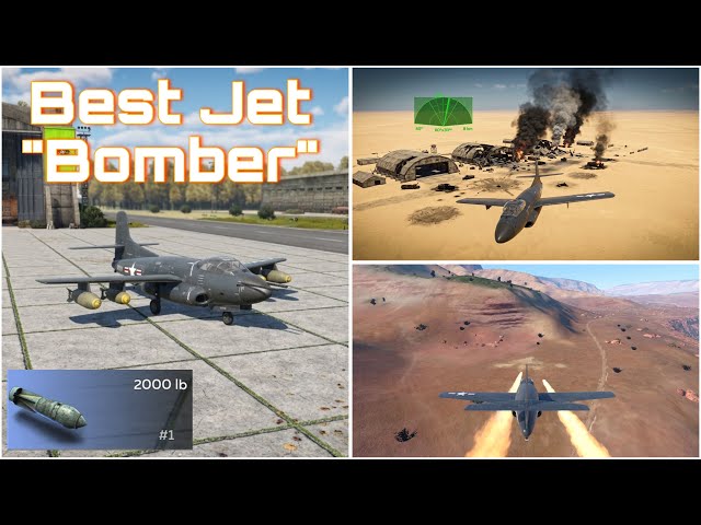 War Thunder Mobile F3D-1 is closest thing to a jet bomber plus it has 2 2000lb bombs 💣 