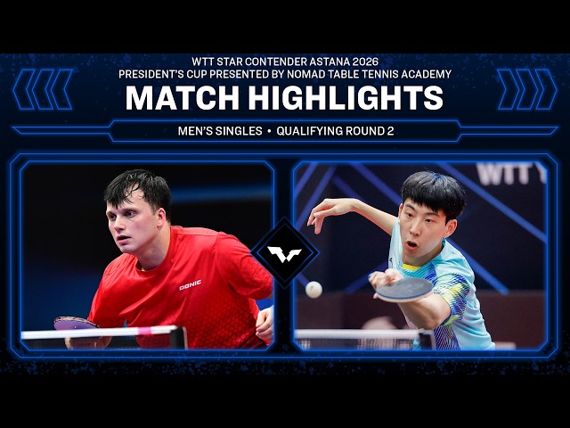 Maksim Grebnev vs Li Hechen | MS QR 2 | #WTTAstana 2026
