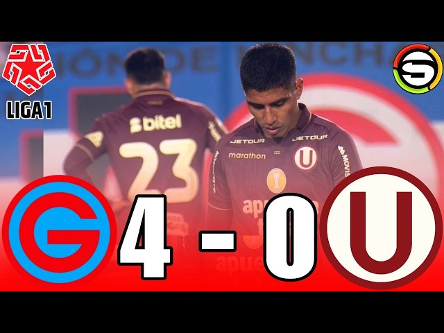 HUMILLADOS 🔥 GOLES ⚽️ GARCILASO 4 - 0 UNIVERSITARIO de DEPORTES ⚽️ Torneo Clausura - Liga 1 de 2026