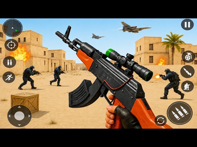 Counter Terrorist Missions Gun Shooter Game - Banduk Wala Game - Android GamePlay #22