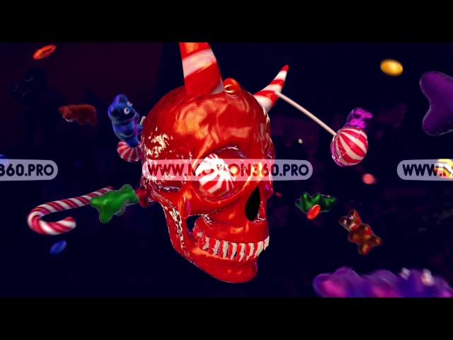 Sugar Kills 02 | 360˚ VR Video Loop | Motion Graphic Animation 8K 4K