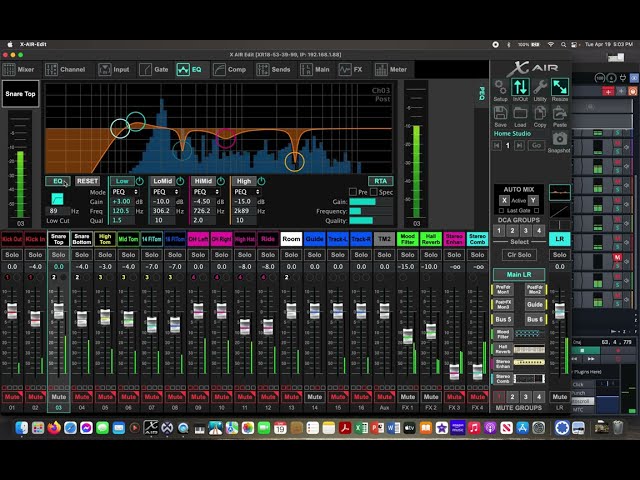 XR18 Virtual Sound Check