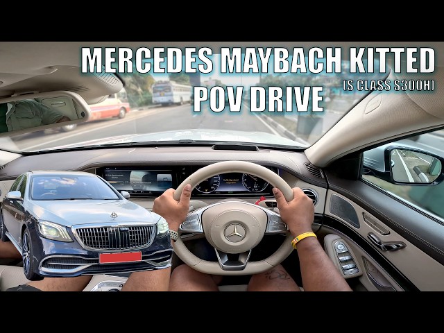 Mercedes Benz S Class S300h POV Drive and Review Part 1