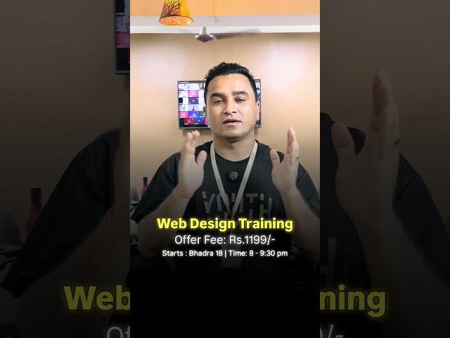 Web Design Training at Rs.1,199/- #codeit