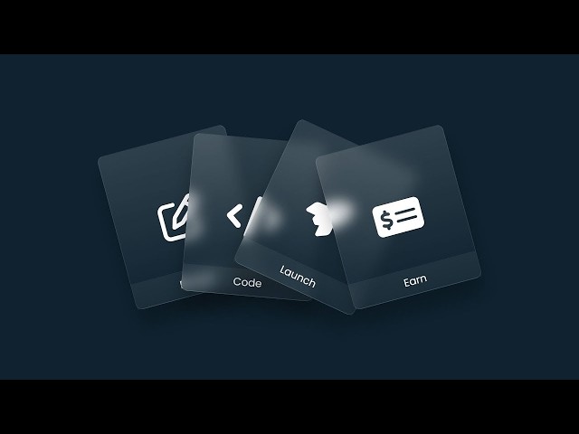 CSS Glassmorphism Cards Hover Effects