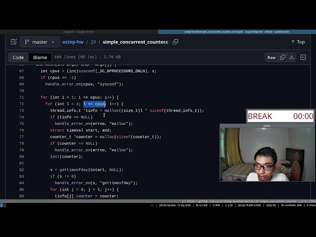 Live study: read along book "Operating Systems: Three Easy Pieces" (Part 198)
