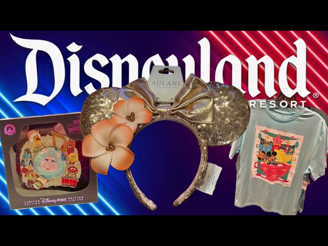 DISNEYLAND JUST DROPPED NEW MERCH! PINS, TOTE BAGS, T-SHIRTS, AND NEW HEADBAND EARS FROM AULANI