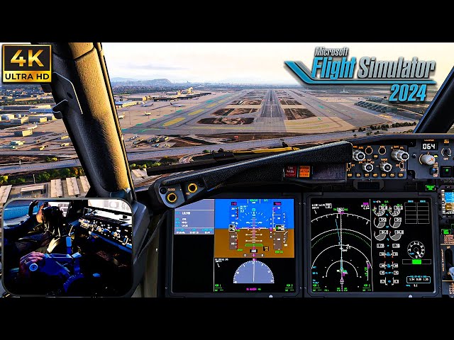 Microsoft Flight Simulator 2024 | Realistic FULL FLIGHT BARCELONA | Busy Arrival & STUNNING Views!