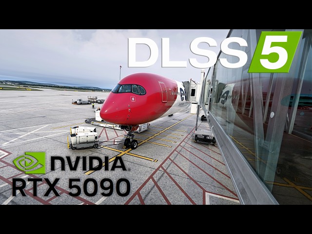 DLSS 5 + RTX 5090 | MSFS 2024 | Zurich → Las Vegas | INSANE Graphics