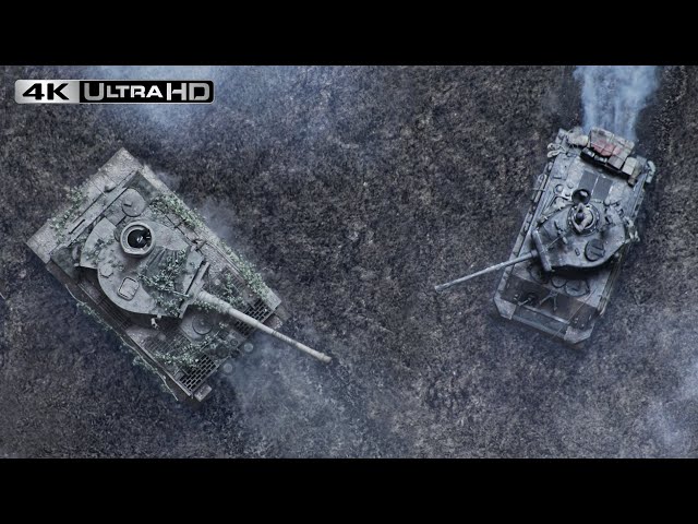 Fury 4K HDR | Sherman vs Tiger tank