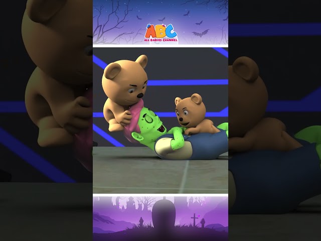 Zombies Dancing In the Spooky Arcade! #shorts #halloween #spookysongs #kidssongs