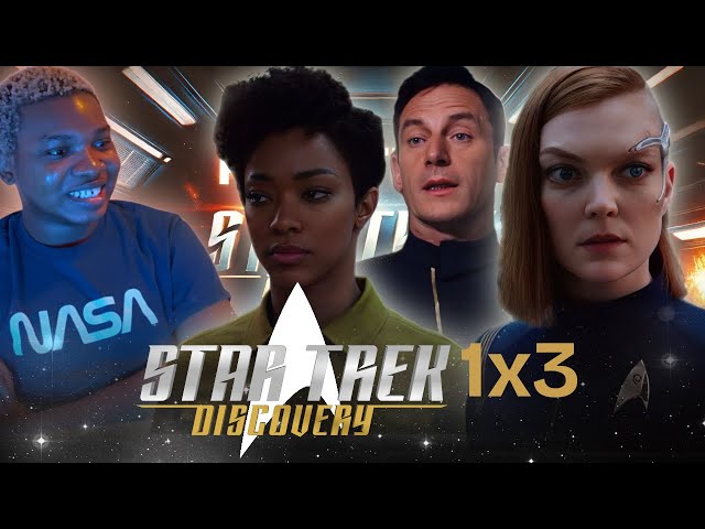 FIRST TIME Reacting to Star Trek: Discovery's "Context Is for Kings"(S1E3) Dark Secret I’m HOOKED!🖖🔥