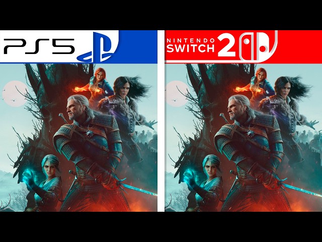The Witcher III Remastered | Switch 2 vs PS5| Final Graphics Comparison