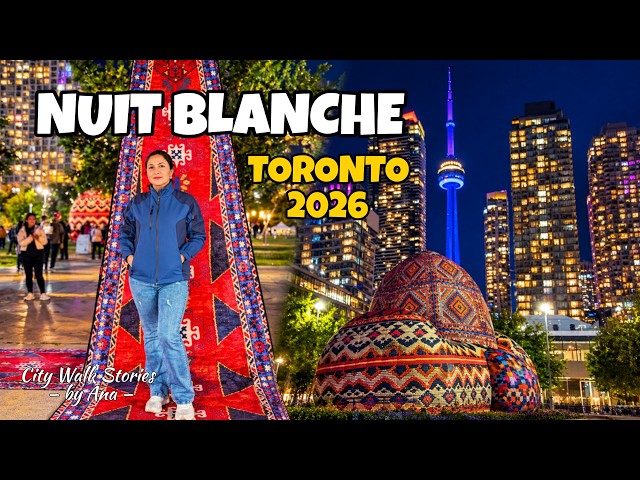 Nuit Blanche Toronto 2026 🇨🇦✨ | A Night of Art, Lights & Magic | Toronto Walking Tour