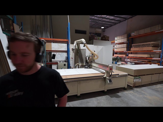 Cutting Kitchens with a CNC