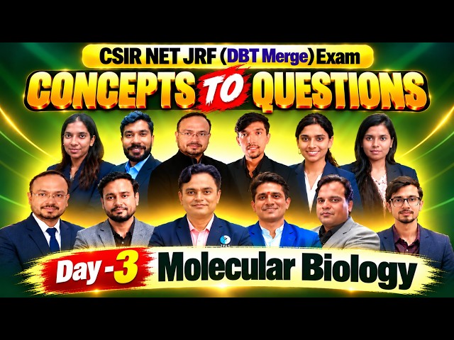 Day 3 Molecular Biology I DNA Replication I Concept To Questions I IFAS CSIR NET DEC 2026 I IFAS